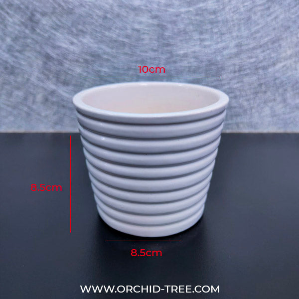 Ceramic Ribbon Pot | CRP-29