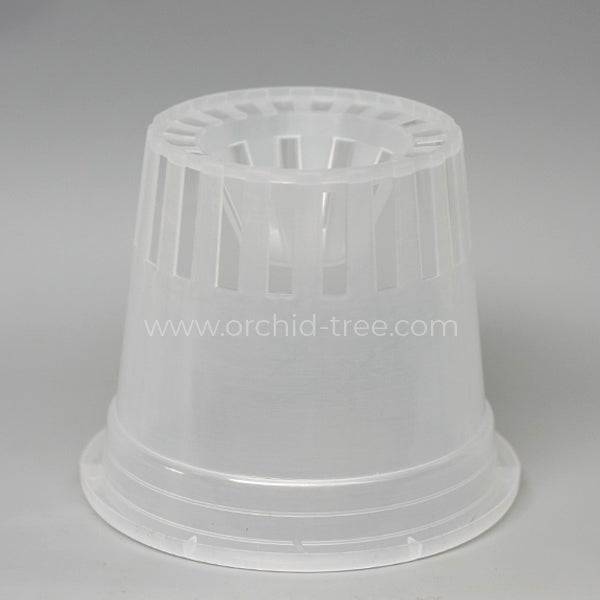 Plastic 5" Clear Round Orchid Pot with Dome - Buy Orchids Plants Online by Orchid-Tree.com