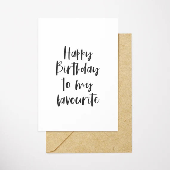 Gift Message Card