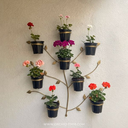 Golden Minimalist Wall Garden