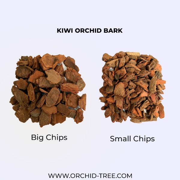 Kiwi Orchid Bark - Premium New Zealand Pine Bark | 3 Litres - Big chips