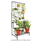 Plant Growing Bench with Vertical Grill - Metal Benches