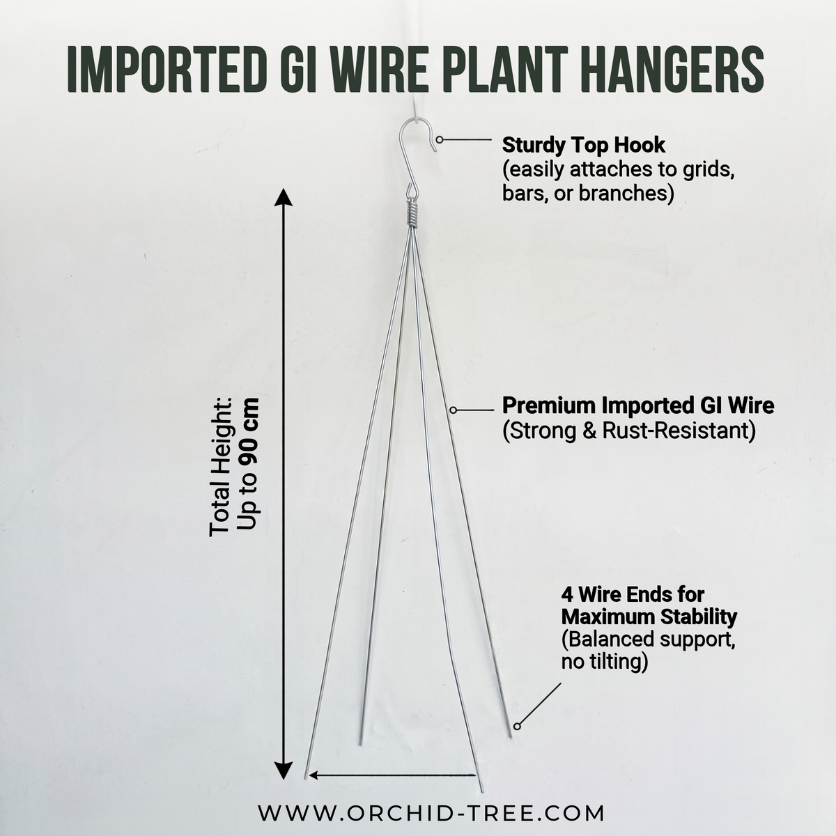 Plant Hangers GI - Buy Orchids Plants Online by Orchid-Tree.com