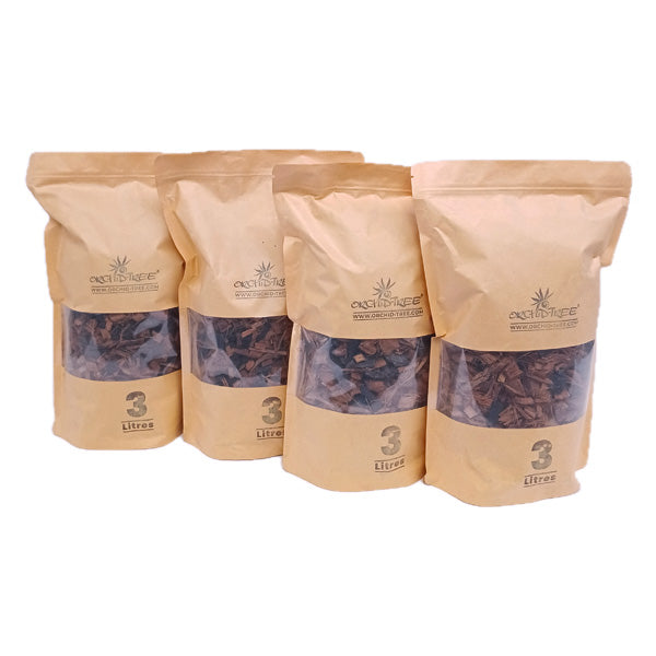 Coco Coal Orchid Media | Pack of 4 - Buy Orchids Plants Online by Orchid-Tree.com