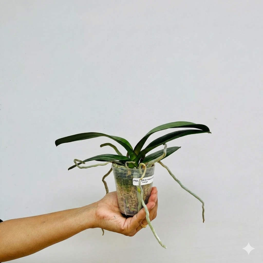Phalaenopsis Lianher Orange Orchid Plant - BS - Buy Orchids Plants Online by Orchid-Tree.com
