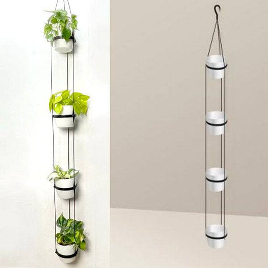 Uri 4 Tier Hanger Set with Planters - Buy Orchids Plants Online by Orchid-Tree.com