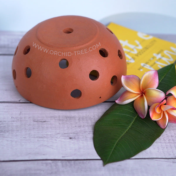 Terracotta Orchid Bowl